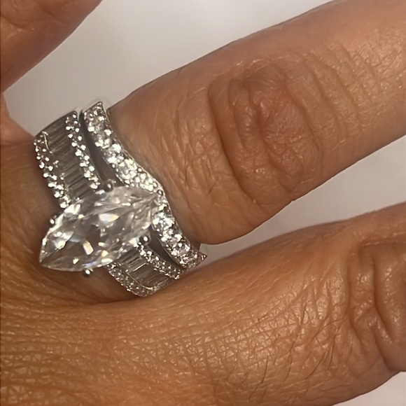 Silver 925 2 carat size 7 - Picture 6 of 10
